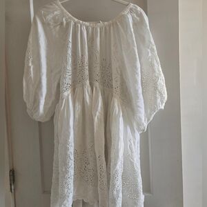 Free People Summer White Lace Women's Cover Up